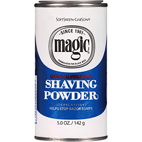 Magic Shaving Powder Blue 5 Ounce Regular Depilatory (145ml) (2 Pack)