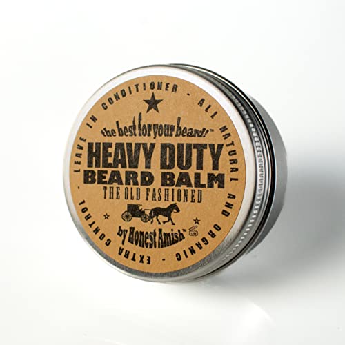 Honest Amish – Heavy Duty Beard Balm – 2 Ounce – Beard Conditioner