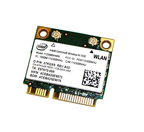 Dell Intel 1030 WiFi 11230BNHMW 802.11 a/b/g/n Express Card 7KGX9
