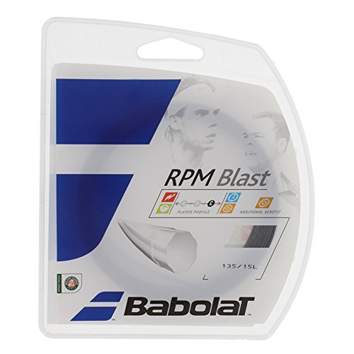 Babolat RPM Blast (16-1.30mm) Tennis String Reel (Black)