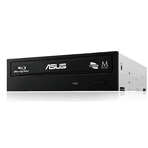 ASUS BW-16D1HT – ultra-fast 16X Blu-ray burner with M-DISC support, black