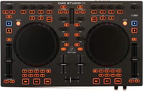 Behringer CMD STUDIO 4a 4-Deck DJ MIDI Controller with 4 Channel Audio Interface