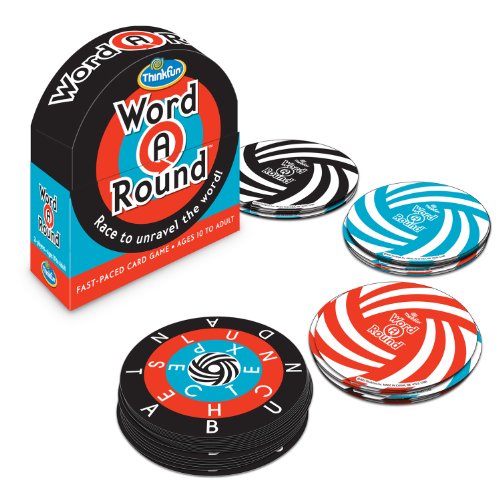 ThinkFun Word A Round Game – Award Winning Fun Card Game For Age 10 and Up Where You Race to Unravel the Word