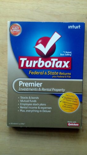 TurboTax Premier Federal + eFile + State 2010 (PC and Mac)