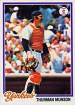1978 Topps Regular (Baseball) Card# 60 Thurman Munson of the New York Yankees ExMt Condition