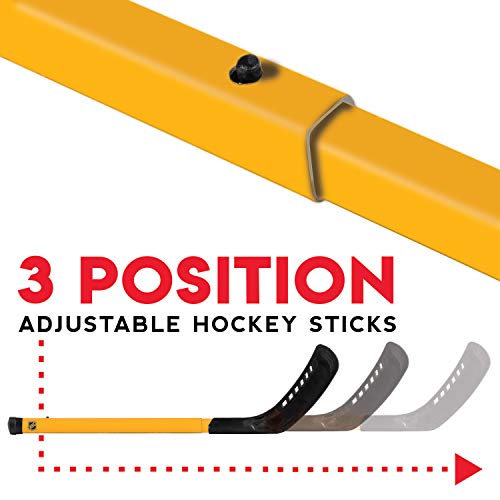 Franklin Sports Mini Hockey Goal Set – NHL Light Up Knee Hockey Goal and Stick Set with Hockey Ball – Perfect for Indoor Floor Hockey and Knee Hockey | The Storepaperoomates Retail Market - Fast Affordable Shopping
