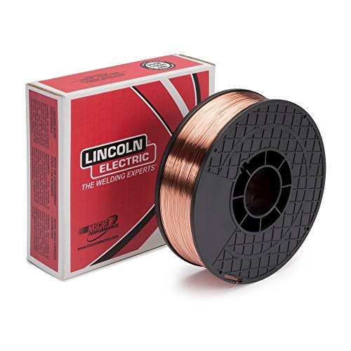 Lincoln Electric SuperArc L-56 MIG Welding Wire – Mild Steel, Copper Coated.025in. 12 1/2-Lb. Spool, Model Number ED015790