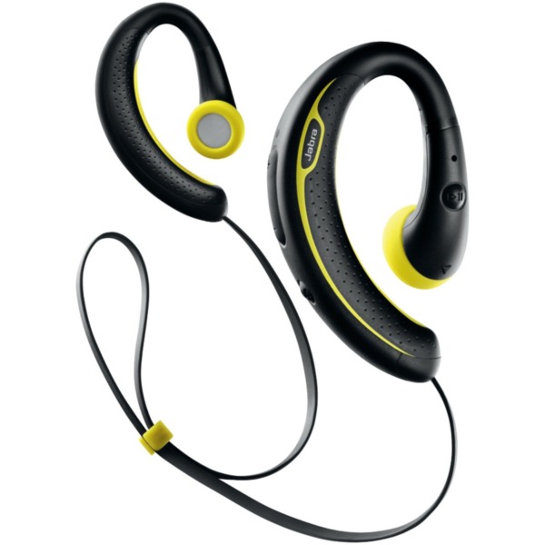Jabra Sport Plus Wireless Bluetooth Stereo Headphones, Retail Packaging, Black/Yellow (Discontinued by Manufacturer)