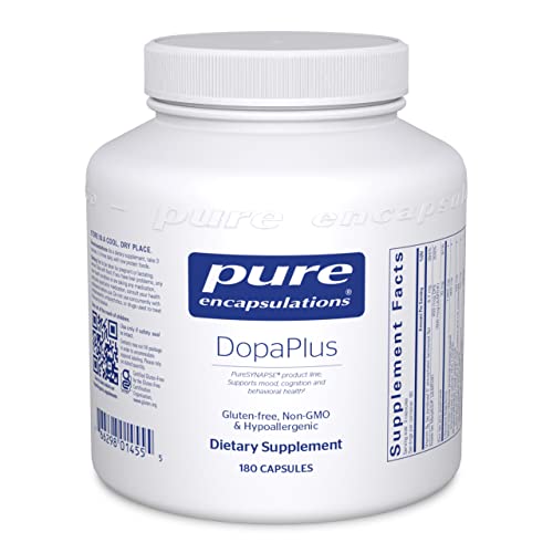 Pure Encapsulations DopaPlus | PureSYNAPSE Supplement to Support Dopamine Production, Daily Mental Function, and Sharpness* | 180 Capsules