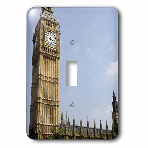 3dRose lsp_82737_1 England, London, Big Ben Clock Tower Eu33 Cmi0303 Cindy Miller Hopkins Single Toggle Switch