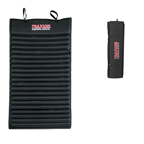 Traxion 1-500 VersaMat Roll-Up High Density Foam Utility Mat, Black