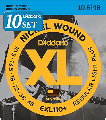 .010-.046 Guitar String Extra D’Addario XL Nickel Wound EXL110+