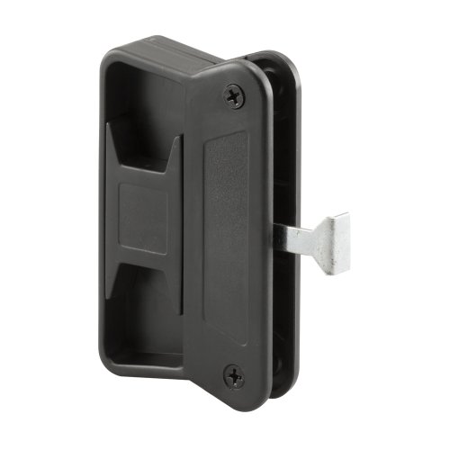 Prime-Line A 168 Black Plastic, Sliding Screen Door Latch and Pull, Superior