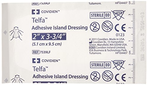 Covidien (n) Telfa Island Dressing 2 X3-3/4 Bx/50 Latex-Free
