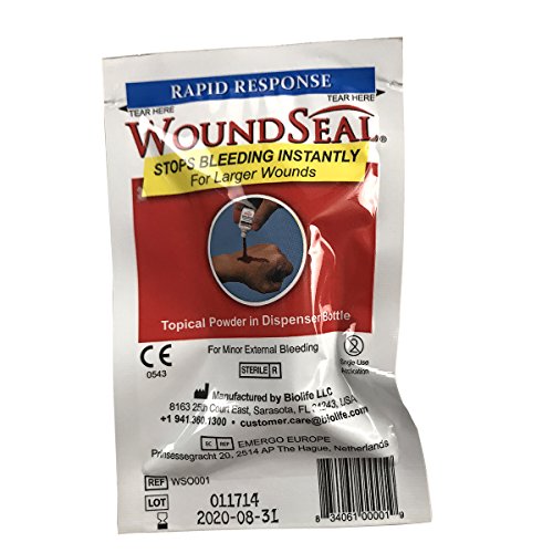 First Aid Only 90327 WoundSeal Blood Clot Powder, Rapid Response Bottle