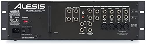 Alesis MultiMix 10 Wireless – 10-Channel Rackmount Audio Mixer With Bluetooth, 4 Jack / XLR High-Headroom Inputs, 2 Band EQ per Channel & Aux Sends | The Storepaperoomates Retail Market - Fast Affordable Shopping