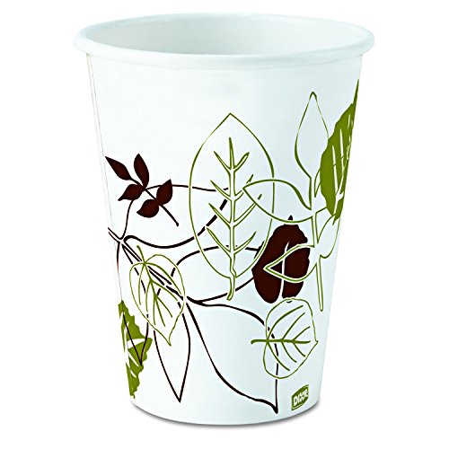Dixie 2338PATH Pathways Paper Hot Cups, 8oz (Case of 1000)