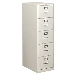 Hon 315CPQ Five-Drawer, Full-Suspension File, Legal Size, 26-1/2-Inch D, Gray