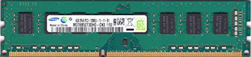 Samsung 4GB PC3-12800 DDR3-1600MHz Non-ECC Unbuffered CL11 240-Pin DIMM M378B5273DH0-CK0