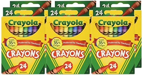 Crayola Crayons 24 In A Box (Pack of 6) 144 Crayons in total | The Storepaperoomates Retail Market - Fast Affordable Shopping