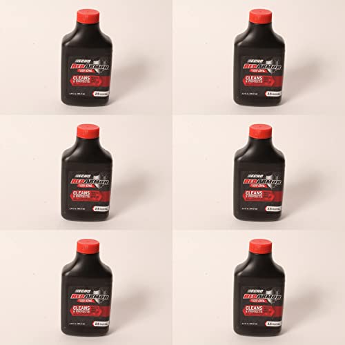 ECHO 6550025 PK6 Red Armor 6.4oz 2-Stroke Oil Mix, 2.5 Gallon (50:1)