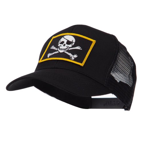 e4Hats.com Skull and Choppers Embroidered Military Patched Mesh Cap – Jolly Roger OSFM