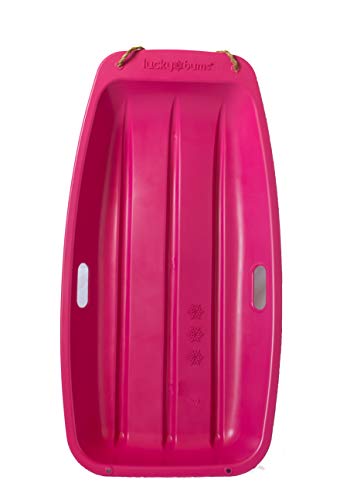 Lucky Bums Kids Plastic Snow Sled, 35-inch Toboggan, Pink