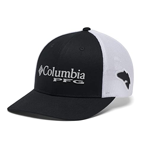 Columbia Womens PFG Mesh Ball Cap, Black, Large-X-Large US