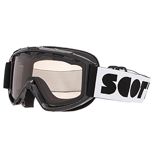 SCOTT Junior US Hookup Ski Goggles, Black, Natural Lens