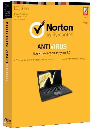 Norton Antivirus 2013 – 1 User / 3 PC [Old Version]