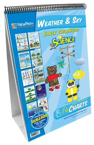 NewPath Learning-34-0024 Weather and Sky Curriculum Mastery Flip Chart Set, Early Childhood