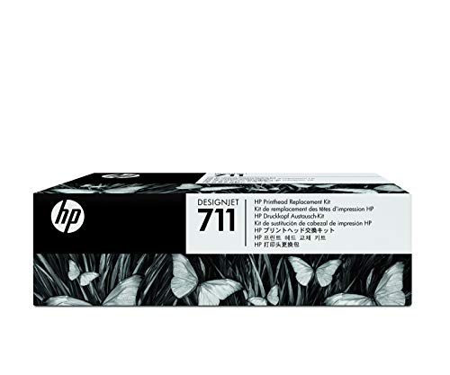 HP 711 DesignJet Printhead Replacement Kit (C1Q10A) for DesignJet T530, T525, T520, T130, T125, T120 & T100 Large Format Plotter Printers