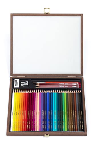 Colouring Pencil – STABILOaquacolor – Wooden case of 36 – Assorted Colours