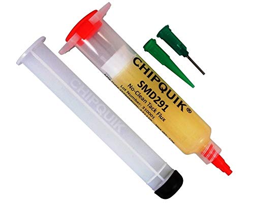 Chipquik Tack Flux no clean in a 10cc syringe w/plunger & tip – SMD291