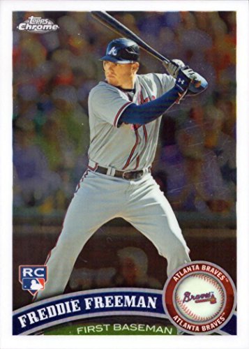 2011 Topps Chrome Baseball #173 Freddie Freeman Rookie Card