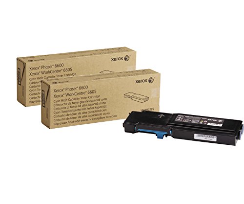 Xerox Phaser 6600/ WorkCentre 6605 Cyan High Capacity Toner-Cartridge (6,000 Pages) – 106R02225