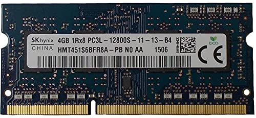 Ram memory 4GB (1 x 4GB) DDR3 PC3-12800,1600MHz, 204 PIN SODIMM for laptops