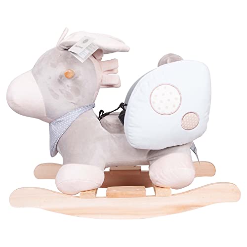 Nattou Rocking Animal for Children, Cappuccino The Donkey, 10-36 Months, 62 x 32 x 50 cm, Beige, 211505 | The Storepaperoomates Retail Market - Fast Affordable Shopping