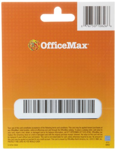 OfficeMax Gift Card $50 | The Storepaperoomates Retail Market - Fast Affordable Shopping