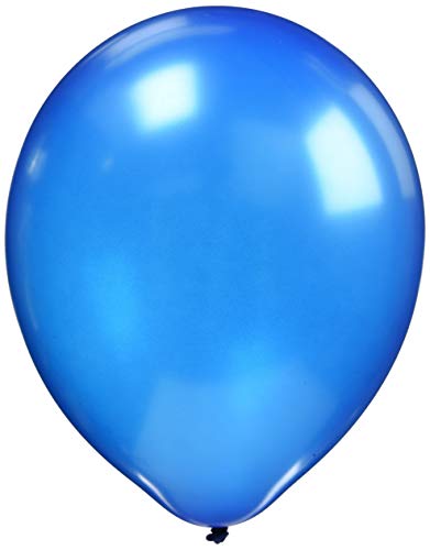 Pearlized Latex Balloons | Bright Royal Blue | Pack of 100 | Party Decor