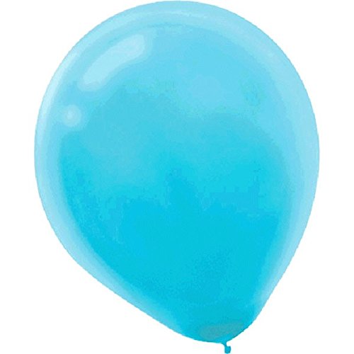 Amscan Latex Balloons, 12″, Carribean Blue