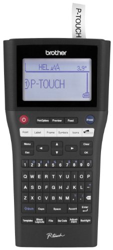 Brother P-touch, PTH500LI, PC-Connectable Label Maker, Rechargeable Portable Labeler, One-Touch Formatting, Brother Vivid Bright Display, Black