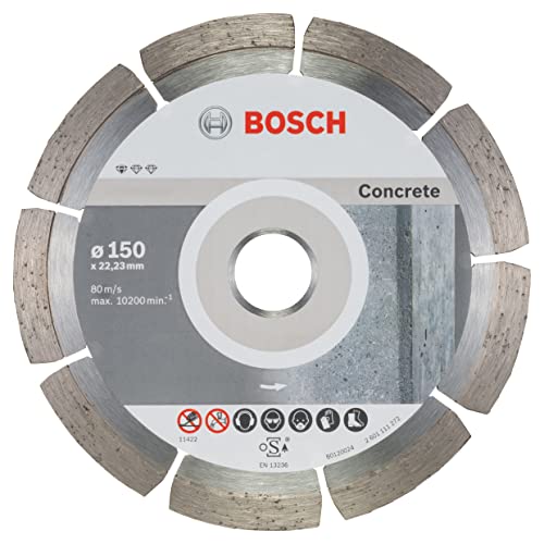 Bosch Professional 2608603241 Standard for Concrete Diamond Cutting disc, Silver, 150 mm