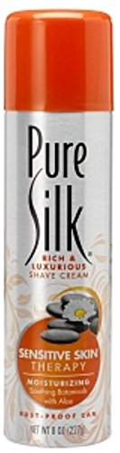 7 Seas Pure Silk Shave Sensitive, 8 oz