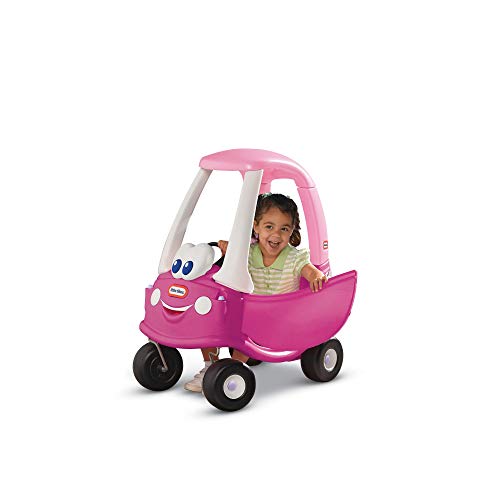Little Tikes Princess Cozy Coupe Ride-On Toy – Toddler Car Push and Buggy Includes Working Doors, Steering Wheel, Horn, Gas Cap, Ignition Switch – For Boys and Girls Active Play , Magenta