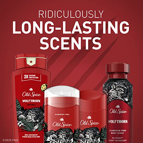 Old Spice Wild Collection Invisible Solid Antiperspirant Deodorant, Wolfthorn, 2.6 Ounce (Pack of 2) | The Storepaperoomates Retail Market - Fast Affordable Shopping