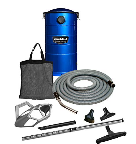 VacuMaid GV50BPRO Professional Wall Mounted Garage and Car Vacuum with 50 ft. Hose and Tools