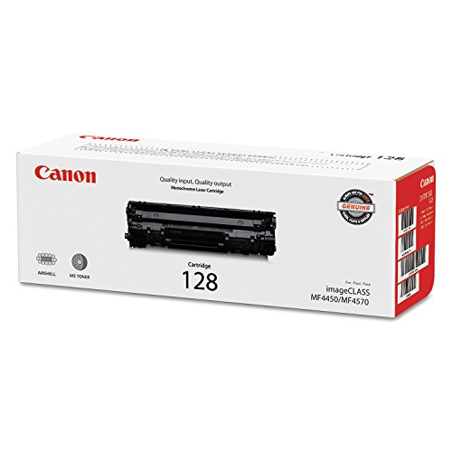 Canon Cartridge128 Toner Cartridge,Black – in Retail Packaging