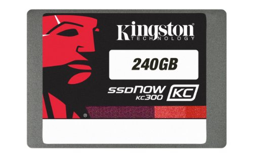 Kingston Digital 240 GB SSDNow KC300 SATA 3 2.5-Inch Solid State Drive with Adapter SKC300S37A/240G