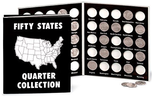 Fox Valley Traders Commemorative State Quarters Black White Album